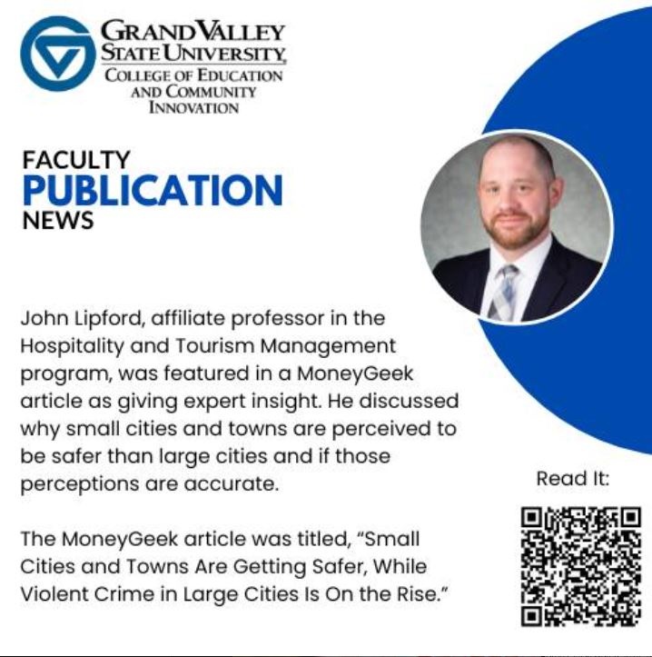 John Lipford, Affiliate Professor, contributes to article on the safety of small cities